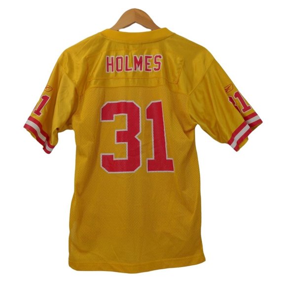Reebok Other - Vintage Priest Holmes Reebok Youth Jersey L 14 16 Kansas City Chiefs Yellow